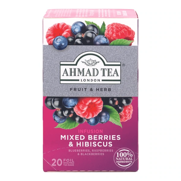 infusion baies et hibiscus ahmad tea