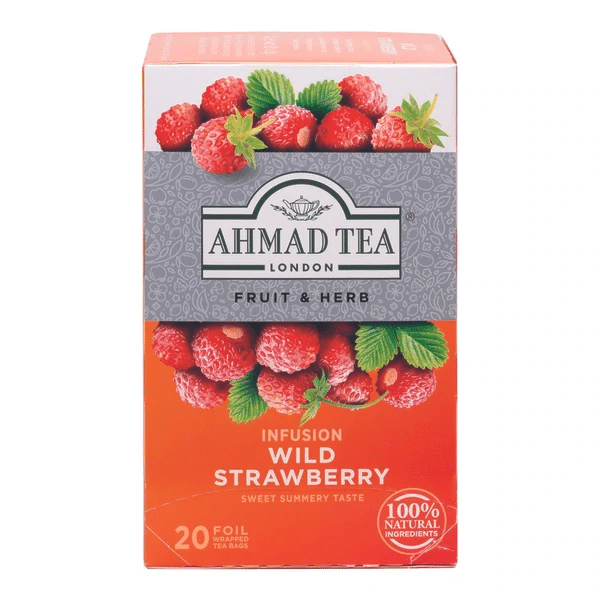 infusion fraise sauvage - ahmad tea
