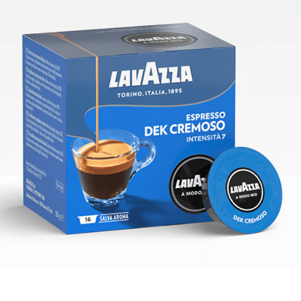 Café Capsules - Lavazza - A Modo Mio Dek Cremoso - 120g