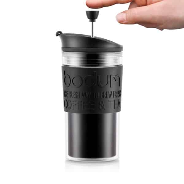 Mug à piston isotherme en plastique, avec couvercle extra, 0.35 Bodum