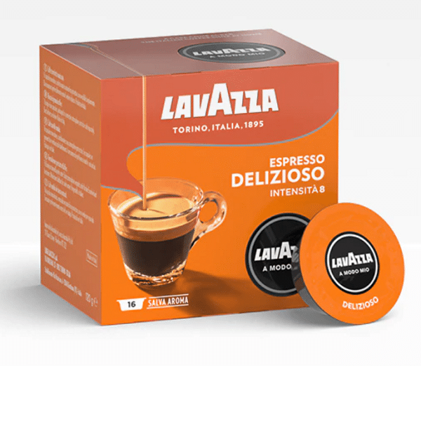Café Capsules - Lavazza - A Modo Mio - Espresso Delizioso - 120g