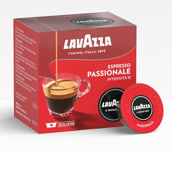Café Capsules - Lavazza - A Modo Mio - Espresso Passionale - 120g
