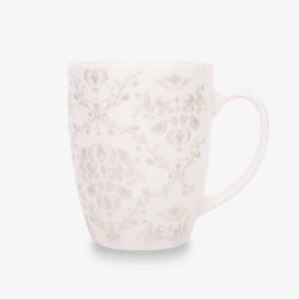 Mug Motif Floral Gris - Ahmad Tea - 33cl