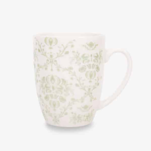 Mug Motif Floral Vert - Ahmad Tea - 33cl