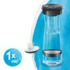 Bouteille filtrante active Brita grise + 1 MicroDisc