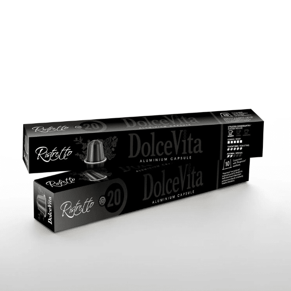 Café Capsules Compatibles Nespresso - Dolce Vita - Ristretto - 10 capsules