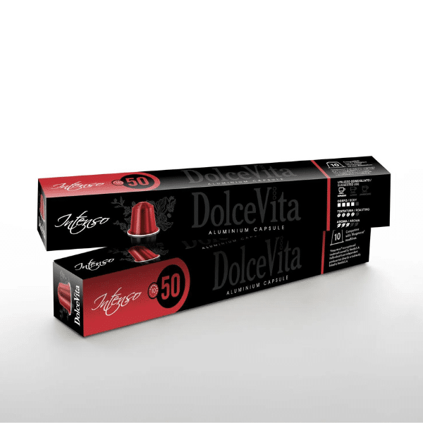 Café Capsules Compatibles Nespresso - Dolce Vita - Intenso - 10 capsules