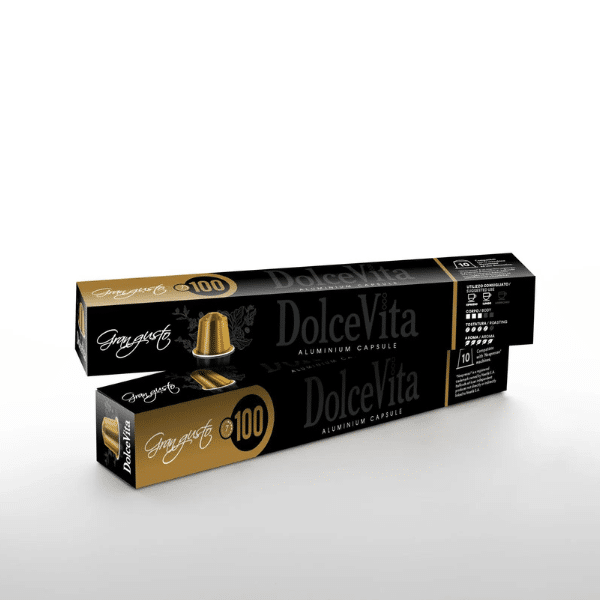 Café Capsules Compatibles Nespresso - Dolce Vita - Gran Gusto - 10 capsules