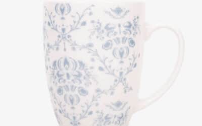 Mug Motif Floral Bleu – Ahmad Tea – 33cl