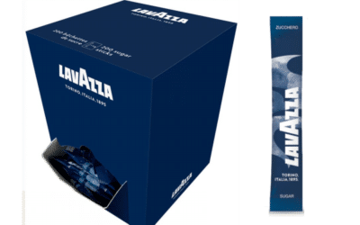 Boîte de 200 bûchettes de Sucre – Lavazza – 800g