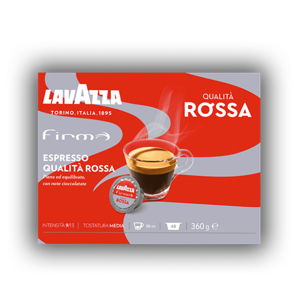 Café Capsules - Lavazza - Firma Espresso Qualita Rossa - 360g