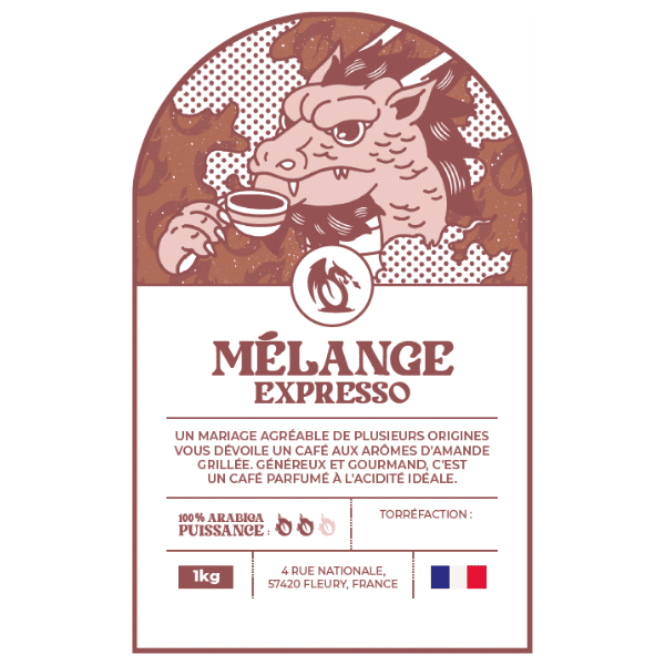 Café Grains de spécialité - Grainoully - Mélange Expresso - 1kg