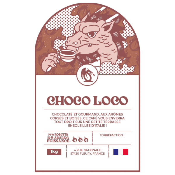 Café Grains de spécialité - Grainoully - Choco Loco - 1kg
