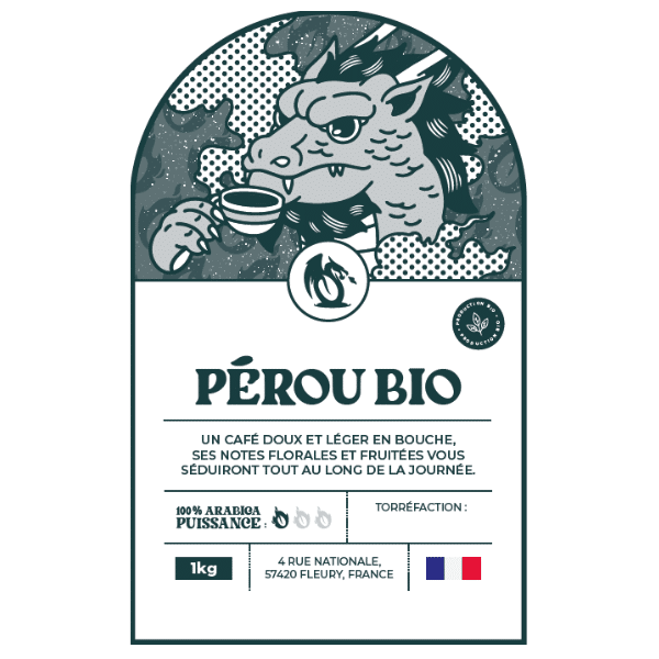 Café Grains de spécialité - Grainoully - Pérou Bio - 1kg