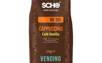 SCHO – Cappuccino Vanille – 1kg – Boisson Gourmande en Poudre